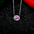 1.34ct Sapphire and Diamond Custom Pendant Online