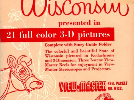 Wisconsin - View-Master 3 Reel Packet - 1950s views - vintage - (PKT-WISC-S2) Sale