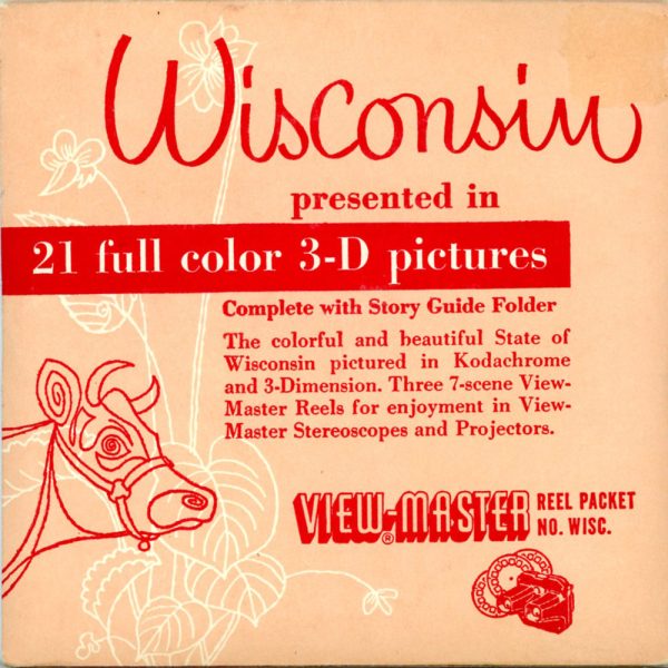 Wisconsin - View-Master 3 Reel Packet - 1950s views - vintage - (PKT-WISC-S2) Sale