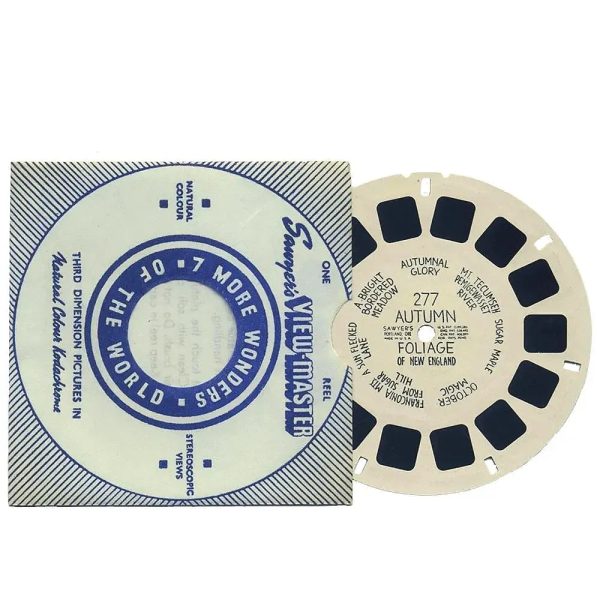 Autumn Foliage of New England -  View-Master - Vintage Hand Lettered Reel (HL-277n) on Sale