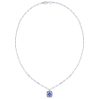 KWIAT Argyle Collection Tanzanite and Diamond Necklace N-28688-0-TNZDIA-18KW on Sale