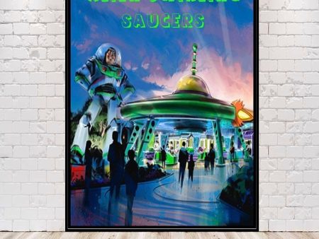 Alien Swirling Saucers Poster Toy Story Poster Concept Art Buzz Lightyear Poster Toy Story Land Poster Disney Poster For Sale