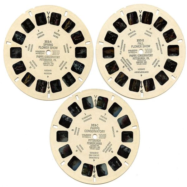 Phipps Conservatory - View-Master 3 Reel Packet - 1950s view - vintage - (PKT-PHIPPS-S2) Online Hot Sale