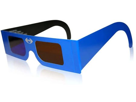 Amber Blue - ColorCode 3D Anaglyph Glasses - Blue Cardboard - NEW For Cheap