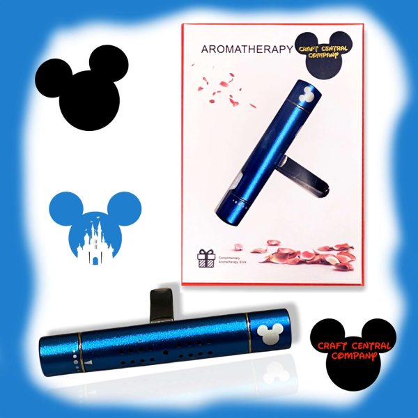 Disney Blue Car Diffuser with Engraved Mickey Mouse Online now