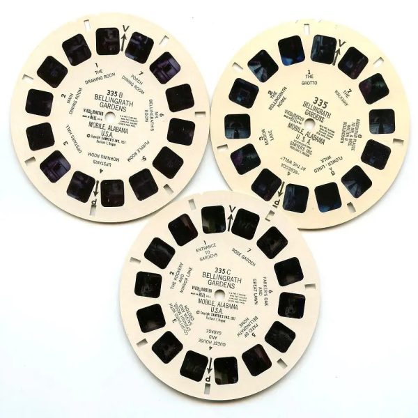 Bellingrath Gardens - Mobile, Alabama - View-Master 3 Reel Packet - 1950s views - vintage - (ECO-BELLIN-GARDENS-S3) Cheap