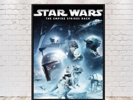 Empire Strikes Back Poster Star Wars Poster Sizes 8x10 11x14 13x19 16x20 18x24 Hollywood Studios Star Tours Vintage Star Wars Vintage Poster Sale