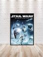 Empire Strikes Back Poster Star Wars Poster Sizes 8x10 11x14 13x19 16x20 18x24 Hollywood Studios Star Tours Vintage Star Wars Vintage Poster Sale