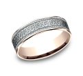 Benchmark 14k White and Rose Gold 6.5mm Band CFT826535814KRW10 Sale