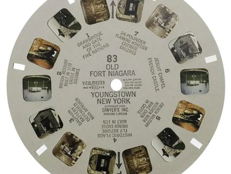 Old Fort Niagara Youngstown New York - View-Master - Vintage Single Reel - 1955 - (No.83) Discount