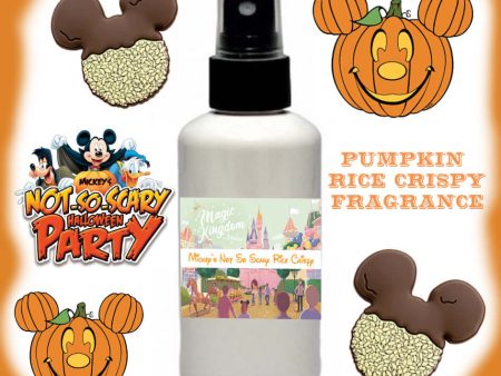 Mickeys Not So Scary Halloween Pumpkin Rice Crispy Treat Fragrance Disney FragranceSpray 2-4 oz Spray Bottle Room Spray Fall Scent Body Spray For Discount