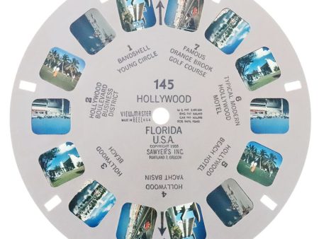 Hollywood Florida U.S.A. - View-Master Single Reel - 1955 - vintage - 145 Online