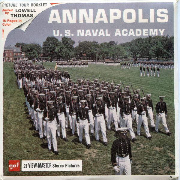 Annapolis - U.S. Naval Academy - View-Master 3 Reel Packet - 1960s views - vintage - (PKT-A783-G1Am) Supply