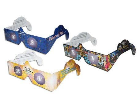 Eye Witness Glasses™ - Combo Set - Jesus, Cross, Ichthus  - 3D Holographic Glasses - 3 Pairs - NEW For Sale