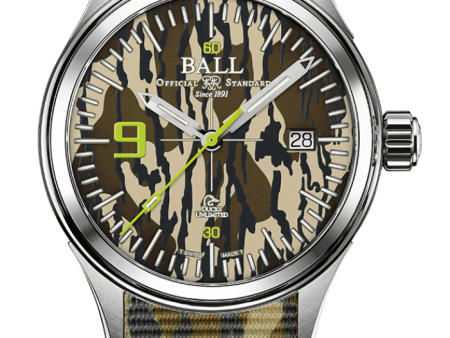 Ball Fireman Ducks Unlimited w  free NATO strap NM2188C Cheap