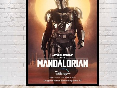 The Mandalorian Poster Star Wars Poster Disney Poster The Mandalorian Season 1 Poster Hollywood Studios Star Tours Vintage Posters Wall Art Online Sale