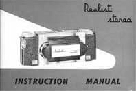 Instructions -  Manual Realist Custom (model 1050)- Facsimilie Cheap