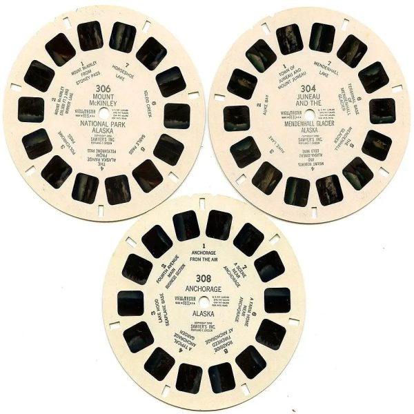 ALASKA - View-Master 3 Reel Packet - 1950s views - vintage - (ECO-AK-S3D) Hot on Sale