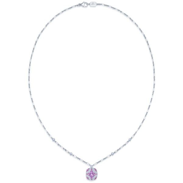 KWIAT Argyle Collection Amethyst and Diamond Necklace N-28688-0-AMEDIA-18KW Fashion