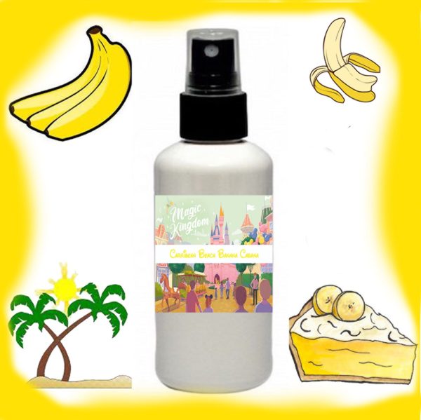 Caribbean Beach Banana Cabana Fragrance 2 oz Spray Bottle Room Spray Body Spray Disney Fragrance Summer Scent Caribbean Beach Resort Scent Online Hot Sale