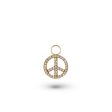 Diamond Peace Sign Charm Online