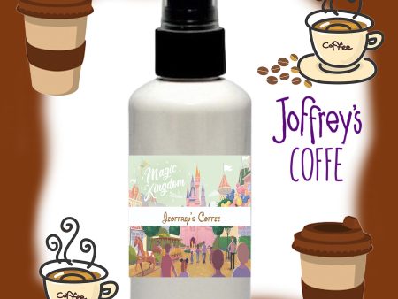 Jeoffrey s Coffee Fragrance 2 oz Spray Bottle Room Spray Body Spray Disney Fragrance Summer Scent Magic Kingdom scents Disney spray Cheap