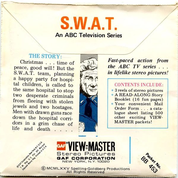 S.W.A.T. - View-Master 3 Reel Packet - 1970s - vintage - (ECO-BB453-G5A) on Sale