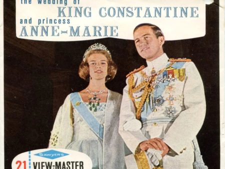 Wedding of King Constantine and Anne-Marie - View-Master - Vintage - 3 Reel Packet - 1960s views (ECO-C007E-S6) For Cheap