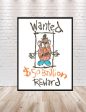 Mr. Potatoe Head Poster Vintage Disney Poster Wanted Poster Andy Drwaing Toy Story POSTER 8x10, 11x14, 13x19, 16x20, 18x24 Toy Story Land For Cheap