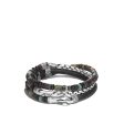 John Hardy Beaded Hybrid Triple Wrap Bracelet BMS900445 on Sale