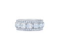 KWIAT ASHOKA Diamond Triple Row Ring W-13620-0-DIA-18KW Online now