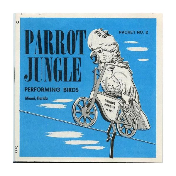 Parrot Jungle Packet No. 2 - Bird Performance  - View-Master  3 Reel Packet - 1970s views- vintage - (PKT-A970-V1C) Supply