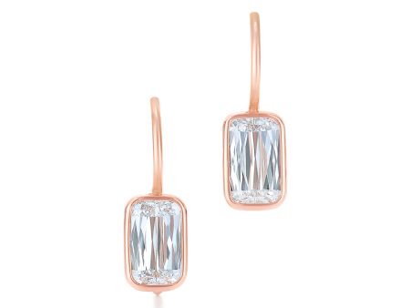 KWIAT Ashoka Diamond Drop Earrings in 18k Rose Gold E-2377 Cheap