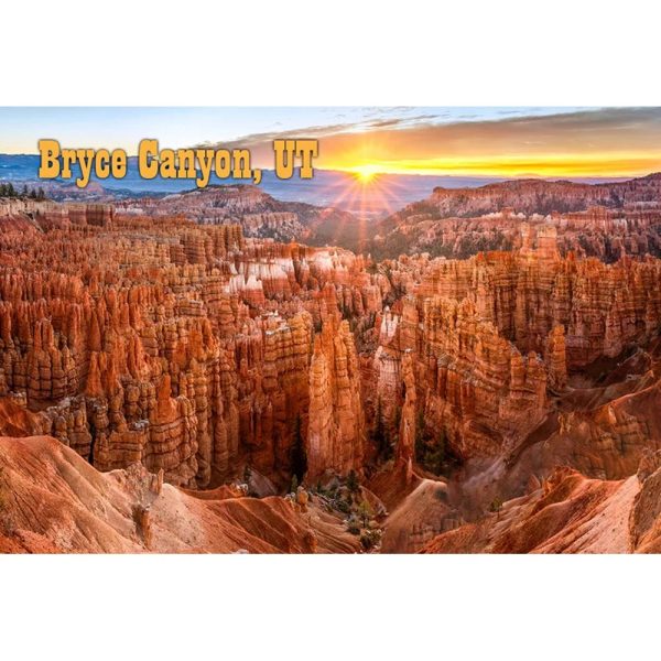 BRYCE CANYON - 3D Magnet for Refrigerator, Whiteboard, Locker Supply