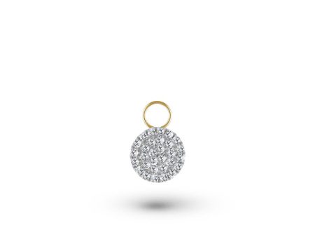 Diamond Disc Charm Hot on Sale