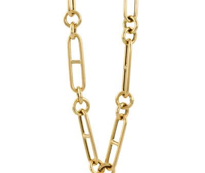 Doves 14k Yellow Gold Paperclip Chain H-2-18 Online