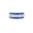 KWIAT ASHOKA Diamond and Sapphire Ring W-30041S-20-DIASAP-PLAT on Sale