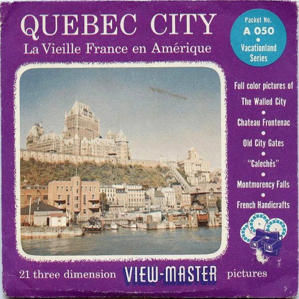 Quebec City - Canada - View-Master Vintage - 3 Reel Packet - 1950s views A050 Hot on Sale