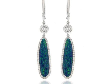 Opal and Diamonds Earrings Online now