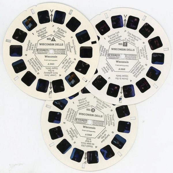 Wisconsin Dells - View-Master 3 Reel Packet - 1970s views - vintage - (PKT-A526-G3C) Online Sale