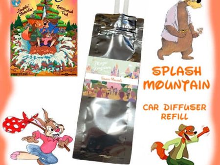 Splash Mountain Car Diffuser Fragrance Refill Disney Car Diffuser (2 Refills) Hot on Sale