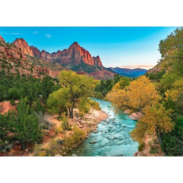 Zion Canyon and The Watchman - 3D Action Lenticular Postcard Greeting Card - NEW Fashion