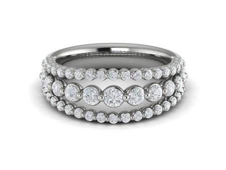 Vlora Adella 14k White Gold and Diamond Ring VR60101 Online now