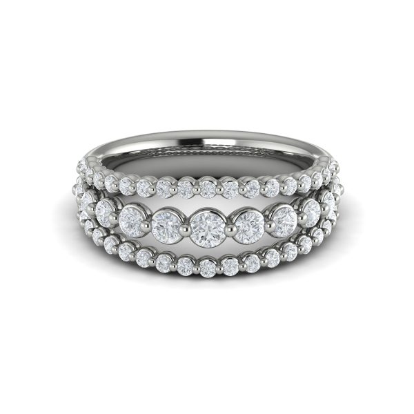 Vlora Adella 14k White Gold and Diamond Ring VR60101 Online now