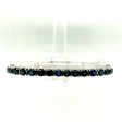 14K White Gold 15.00CTW Montana Sapphire Bracelet Sale