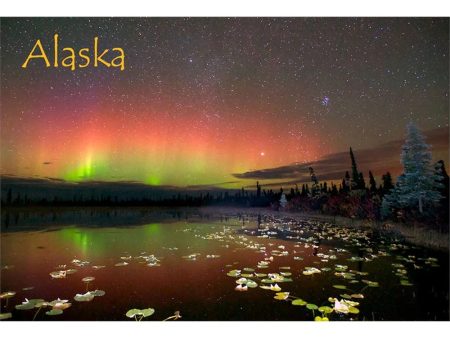 AURORA BOREALIS 2 - ALASKA - 2 Image 3D Magnet for Refrigerator, Whiteboard, Locker For Cheap