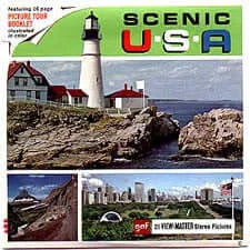 Scenic U.S.A. - View-Master - Vintage - 3 Reel Packet - 1970s views - (PKT-A996-G1C) For Cheap