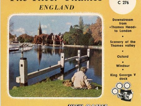 River Thames - England -  View-Master -  Vintage - 3 Reel Packet - 1950s views - (PKT-C276-BS4) For Discount