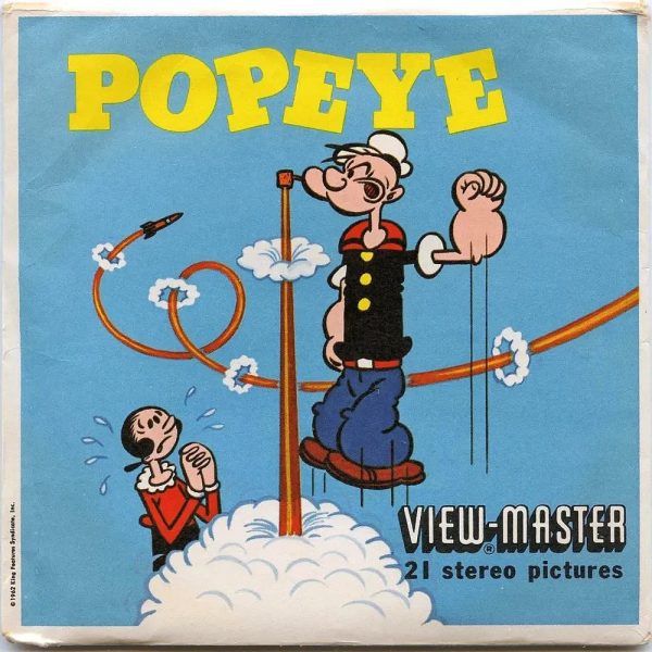 Popeye - ViewMaster 3 Reel Packet - vintage - Vintage  - (ECO-B516-S5) Online Sale