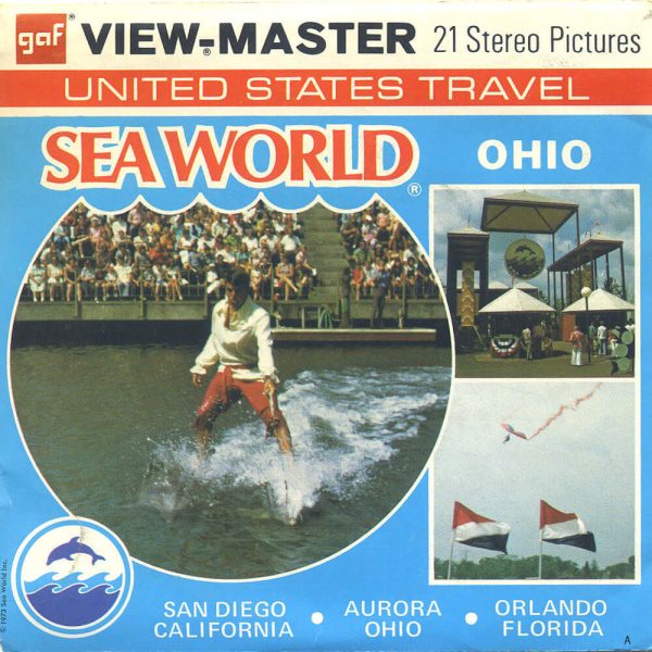 SeaWorld - Ohio - View-Master 3 Reel Packet - 1970s views - vintage - (PKT-599-G3A) Discount